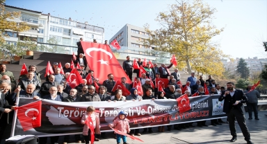 İstanbul'daki terör saldırısı Eskişehir'de protesto edildi