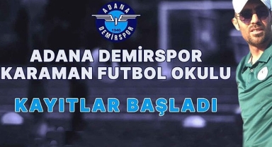 Karaman'da Adana Demirspor Futbol Okulu Açıldı