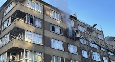 Kayseri'de evde çıkan yangın söndürüldü