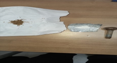 Kayseri'de şüphe üzerine arama yapılan kişiden uyuşturucu çıktı