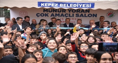 Kepez Belediyesi'nden Namık Kemal Ortaokulu'na çok amaçlı salon