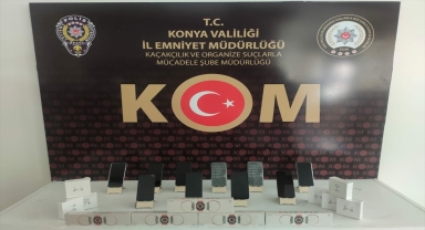 Konya'da kaçakçılık operasyonunda 2 şüpheli yakalandı