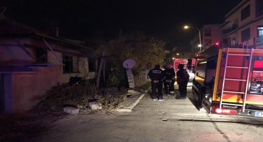 Konya'da müstakil evde çıkan yangın hasara yol açtı