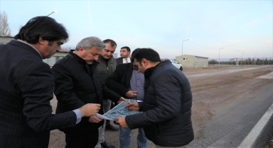 Melikgazi Belediyesinde alternatif yol çalışması 