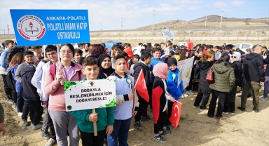 Polatlı'da Milli Mücadele anısına hatıra ormanı oluşturuldu