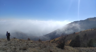 Sivas'ta dağcılar Zibraham Dağı'na tırmandı