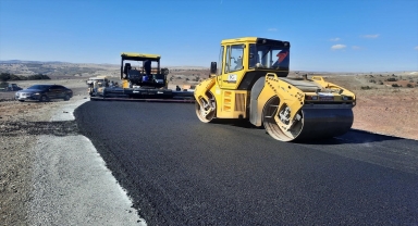 Sorgun'da köy yolunun genişletme ve asfalt çalışması tamamlandı