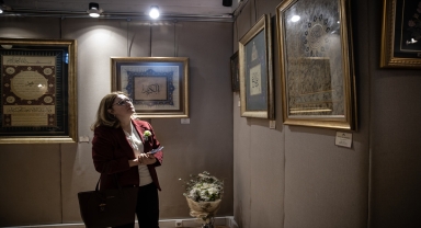 TDV'ye bağlı Kadın Aile ve Gençlik Merkezinin tezhip sergisi Ankara'da açıldı