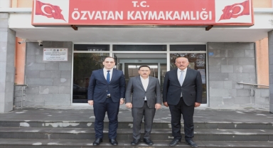 Vali Çiçek, Özvatan'ı ziyaret etti