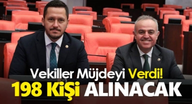 Vekiller müjdeyi verdi; Karaman'da 198 kişi alınacak!