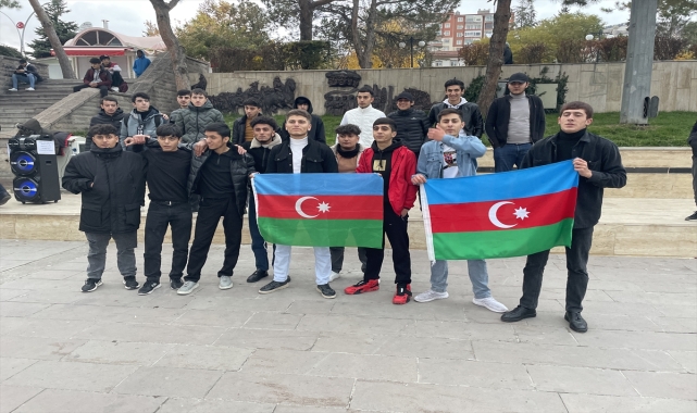 Yozgat'ta Azerbaycanlı öğrenciler Karabağ Zaferini kutladı