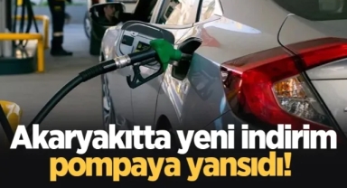 Akaryakıtta yeni indirim pompaya yansıdı! İşte güncel fiyat...