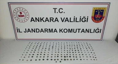 Beypazarı'nda farklı dönemlere ait 229 sikke ele geçirildi