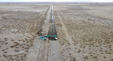 Çifteler'de mera ıslah çalışmaları sürüyor