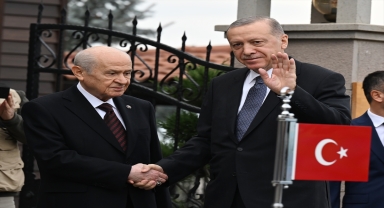 Cumhurbaşkanı Erdoğan, MHP Genel Başkanı Bahçeli ile bir araya geldi