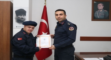 Eskişehir'de engelli gencin bir günlük askerlik sevinci