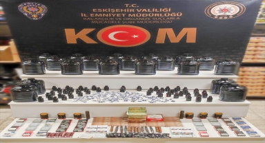 Eskişehir'de sahte içki operasyonunda 3 şüpheli yakalandı