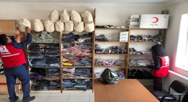 Hüyük'te Türk Kızılayı'ndan 