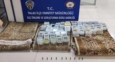 Kayseri'de halı ve sayaç hırsızlığı şüphelisi tutuklandı