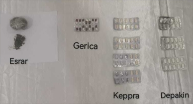 Kırıkkale'de otomobilin yakıt deposu kapağında uyuşturucu bulundu