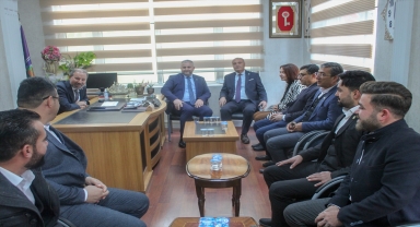 KONESOB Başkanı Karabacak, Karapınar ziyaretler gerçekleştirdi