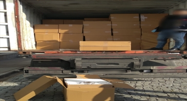 Konya'da kamyonda 3 milyon 600 bin doldurulmuş makaron ele geçirildi