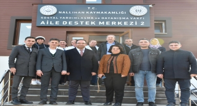 Nallıhan'da ADEM'leri SYDV müdürleri ziyaret etti 