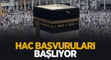 Diyanet tarih verdi! Hac başvuruları başlıyor
