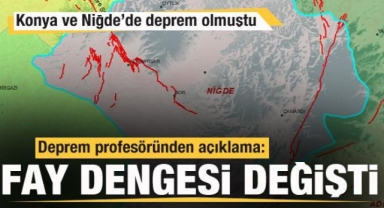Konya ve Niğde'de deprem olmuştu! 'Fay dengesi değişti'