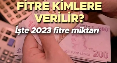 2023 Yılı Fitre Miktarı Belli Oldu