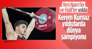 Genç halterci Kerem Kurnaz dünya şampiyonu