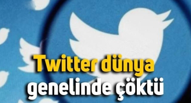 Twitter dünya genelinde çöktü