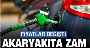 Akaryakıta zam geldi! İşte yeni fiyat...