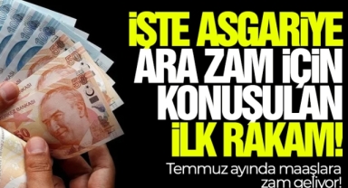 Asgari ücrete yeni zam formülü, işte konuşulan rakamlar!