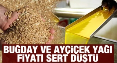 Buğday ve ayçiçek yağı fiyatı sert düştü