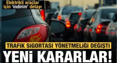 Trafik sigortası yönetmeliği değişti! Elektrikli araçlar için indirim detayı