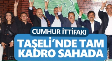 ​​​​​​​Cumhur İttifakı Taşeli'ne Çıkarma Yaptı