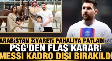 PSG'den flaş karar! Lionel Messi kadro dışı bırakıldı