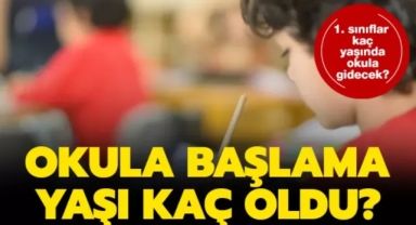 2023-2024'te kaç doğumlular okula başlayacak? 1. sınıfa başlama yaşı kaç? Kaç aylıklar okula gidebilir?