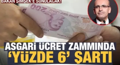 Asgari ücret zammında yüzde 6 şartı!