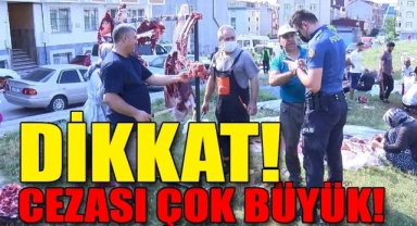 Sokakta kurban kesmenin cezası ne kadar?