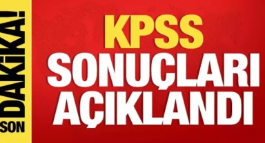 KPSS yerleştirme sonuçları açıklandı