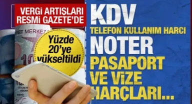 Yurt dışından telefon kullanım harcı 20 bin TL oldu! Resmi Gazete'de yayımlandı