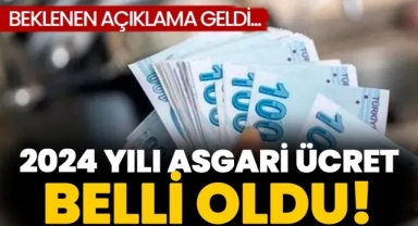 2024 Yılı asgari ücreti belli oldu! İşte yeni rakam...