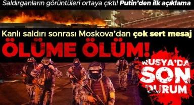Moskova'daki saldırganlar gözaltına alındı! Putin'den ilk açıklama: Rusya'da bir günlük ulusal yas ilan edildi