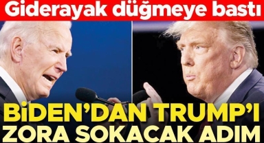 Biden'dan Trump'ı zora sokacak adım... Giderayak düğmeye bastı