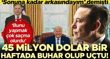 ‘Sonuna kadar Trump'ı destekliyorum’ demişti…
