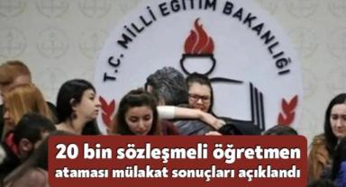 20 bin öğretmen ataması mülakat sonuçları açıklandı