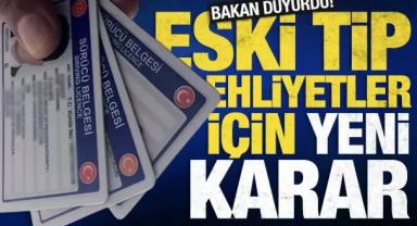Eski tip ehliyetlerin yenileme süresi uzatıldı