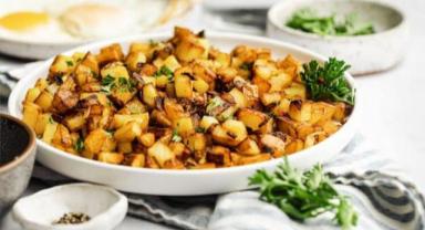 Kolay ve Hızlı Kahvaltılık Patates Tavası